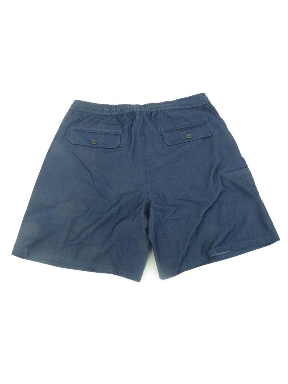 Club Monaco Indigo Utility Shorts Drawstring Waist L New $98.50
